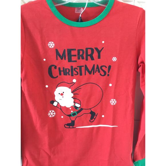 Christmas Pajamas Unisex Children PJs Gift Set Kids Cotton Sleepwear size 12 Y - Picture 3 of 5